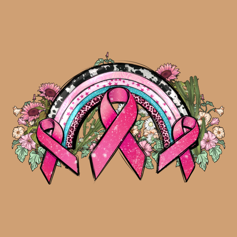 Cancer Ribbon Rainbow Cancer Awareness Vintage Tee by HowdyJamesFarm | Teevron