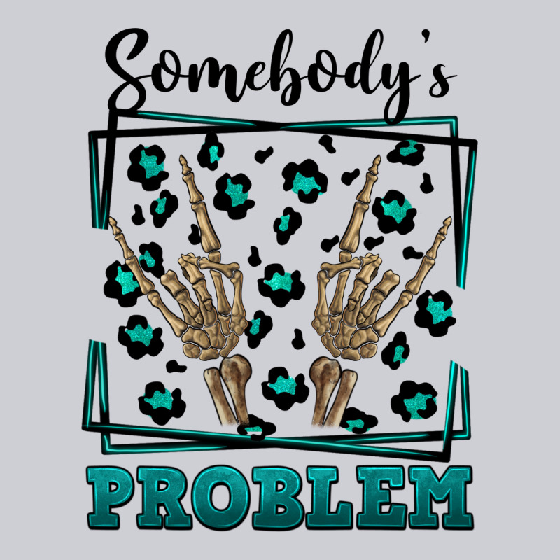 Somebody's Problem Hand Skeleton Heavyweight Sweatshirt by FaDigitalArtStudio | Teevron