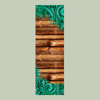Western Tooled Leather Sunflower Turquoise Gemstone Pen Wrap 1 Ladies Tee | Teevron