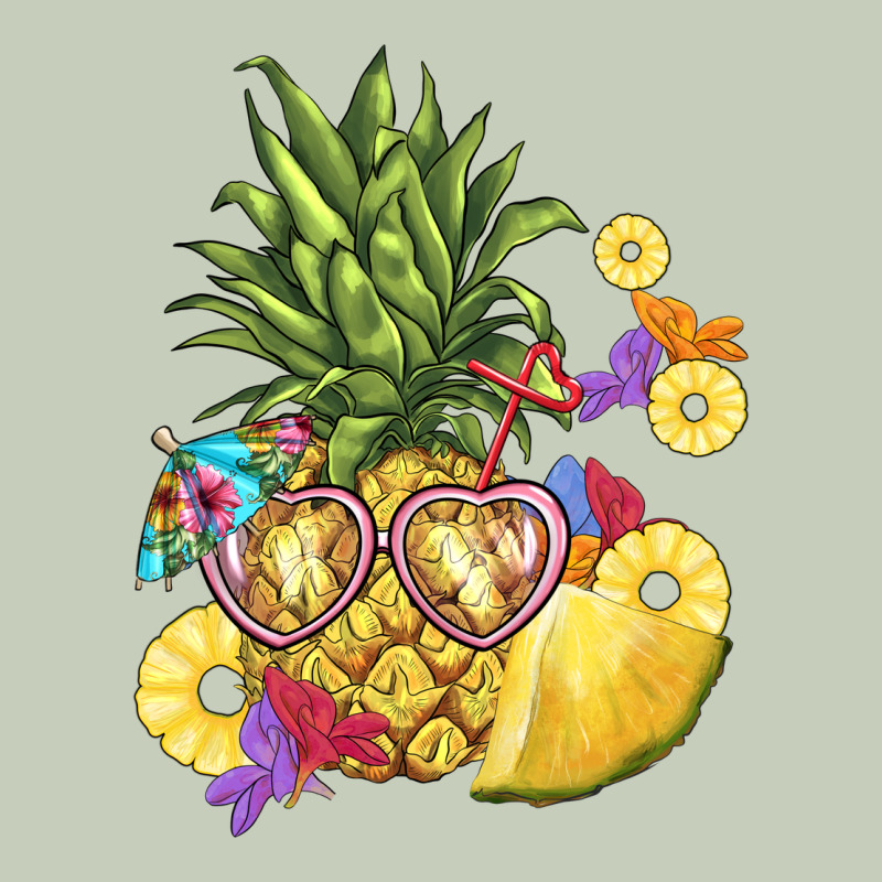 Pineapple Enjoying Ladies Tee by BarkalooDesign | Teevron