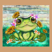 Frog With Sunflower Vintage Tee | Teevron