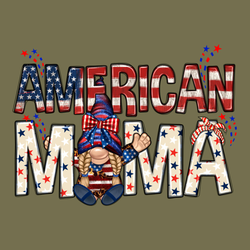 American Mama With Gnome Mother's Day Vintage Hoodie by HowdyJamesFarm | Teevron