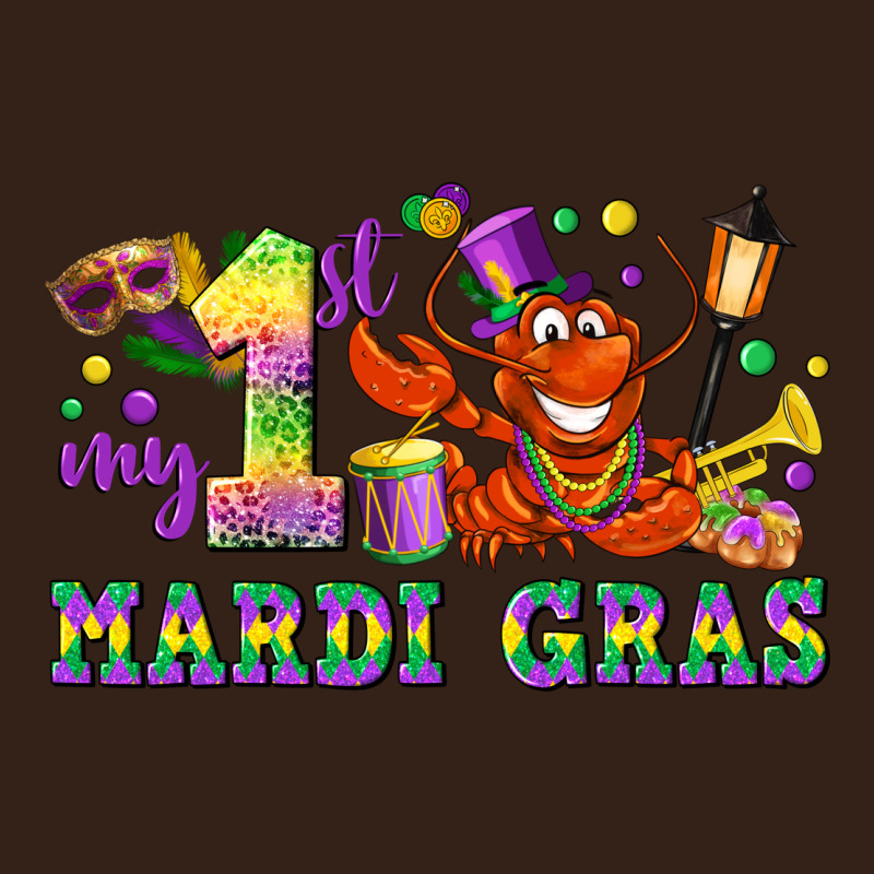 My First Mardi Gras Heavy Core Tee by LillyAllenDesigns | Teevron