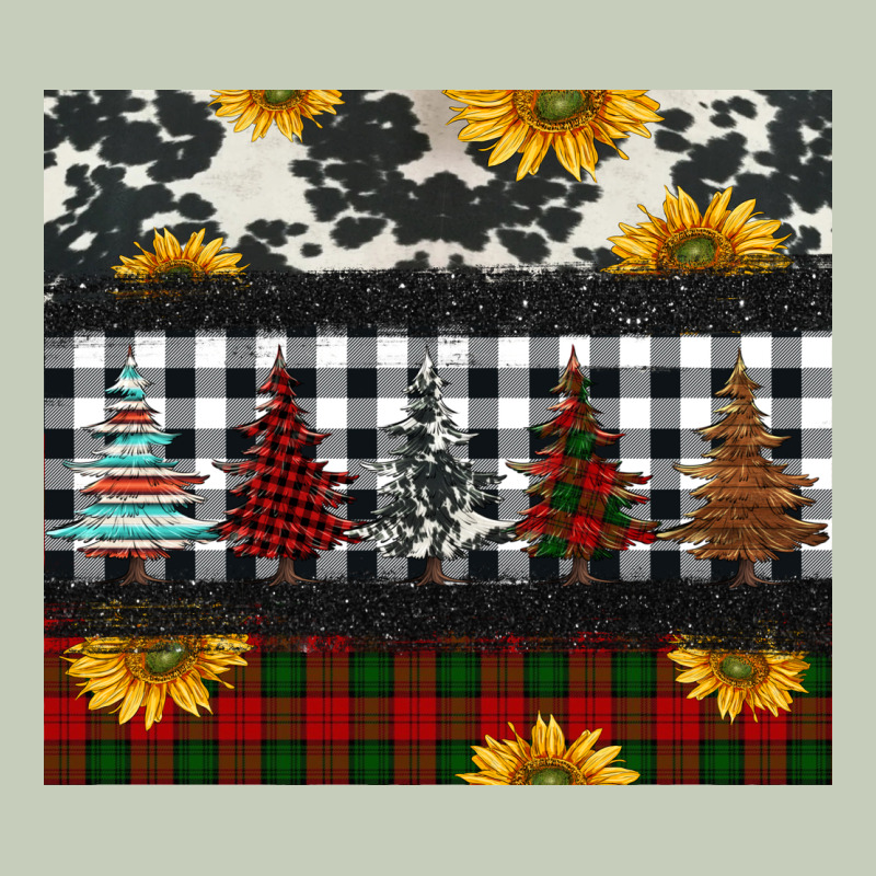 Christmas Trees And Sunflowers Ladies Tee by Jasminsmagicworld | Teevron