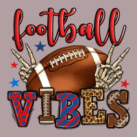 Football Vibes Red And Blue Vintage Hoodie | Teevron