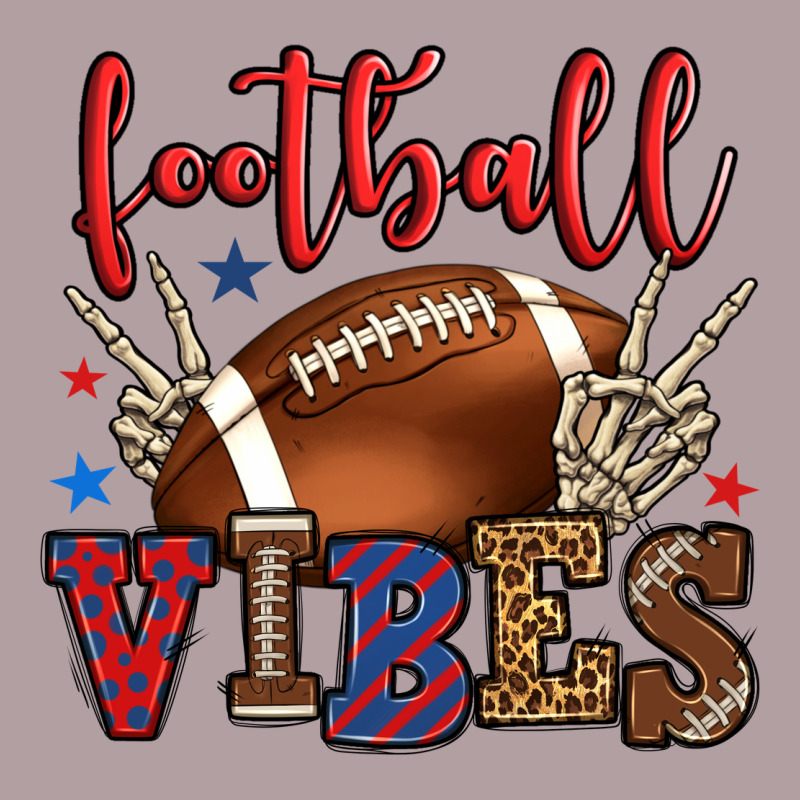 Football Vibes Red And Blue Vintage Hoodie by HowdyJamesFarm | Teevron