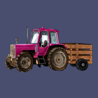 Pink Farm Tractor Vintage Tee | Teevron