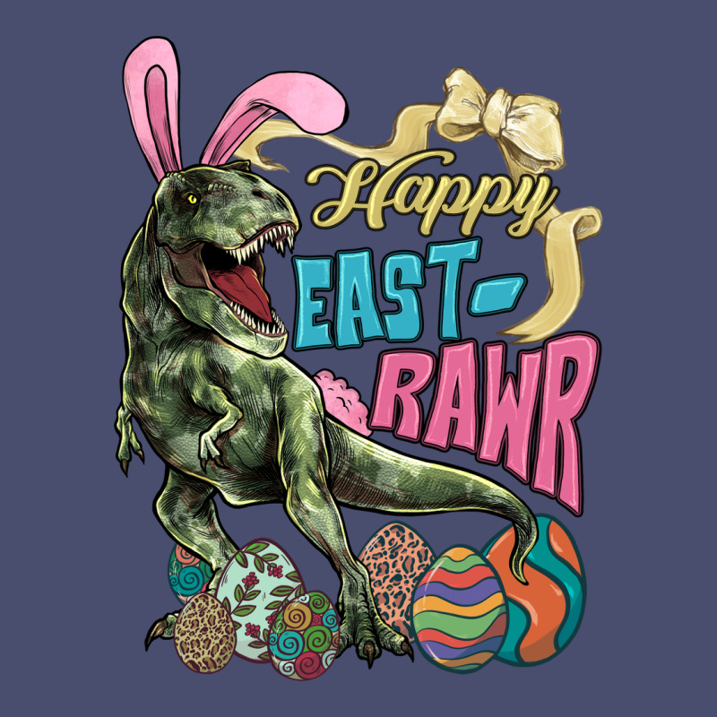Happy Easter Day T-rex Vintage Tee by HowdyJamesFarm | Teevron