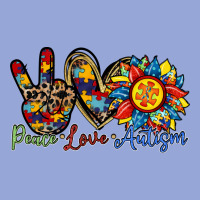 Peace Love Autism Sunflower Classic Tee | Teevron