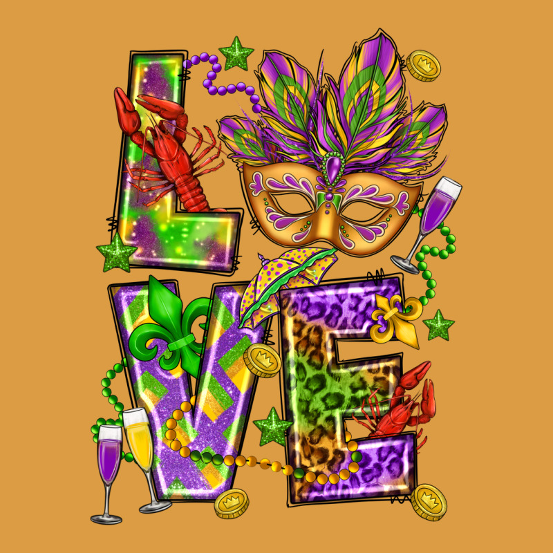 Mardi Gras Love Urban Heavy Tee by HowdyJamesFarm | Teevron