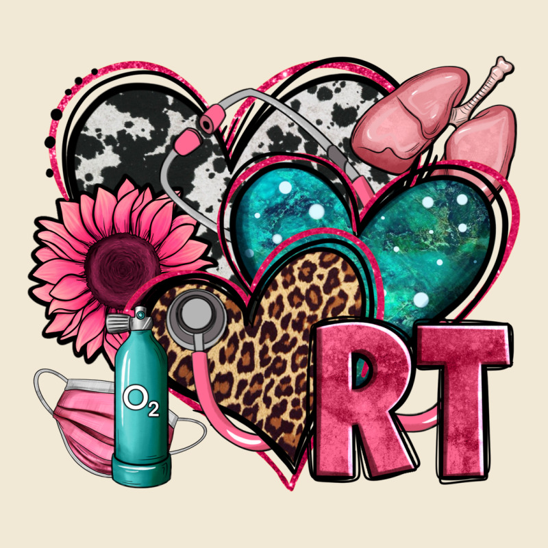Rt Respiratory Therapist Hearts Premium Tee by Jasminsmagicworld | Teevron