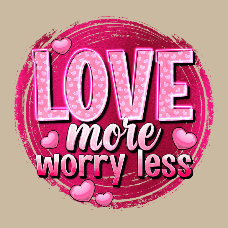 Love More Worry Less Valentine's Day Long Sleeve Tee by HowdyJamesFarm | Teevron