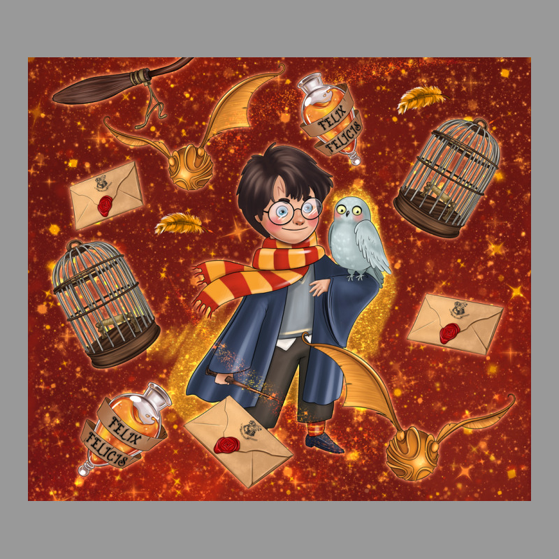 Wizard Boy With Magic Items Vintage Hoodie by TumblerDesignByShophia | Teevron