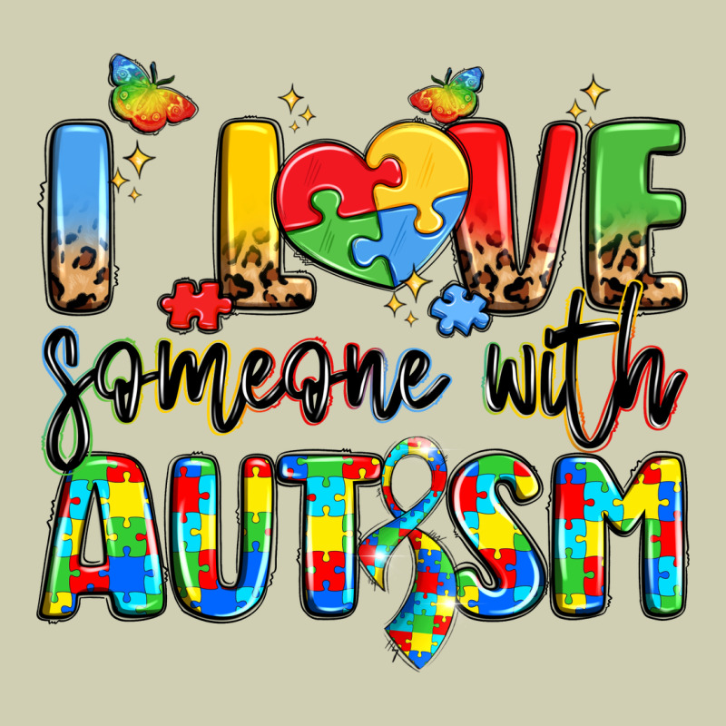 I Love Someone With Autism Heavy Core Tee by LillyAllenDesigns | Teevron