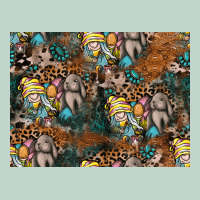 Easter Pattern Zipper Hoodie | Teevron