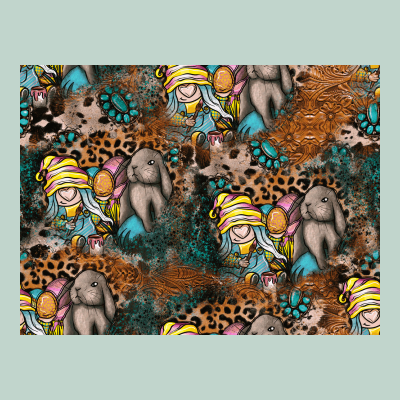 Easter Pattern Zipper Hoodie by CowhideDigitalArt | Teevron