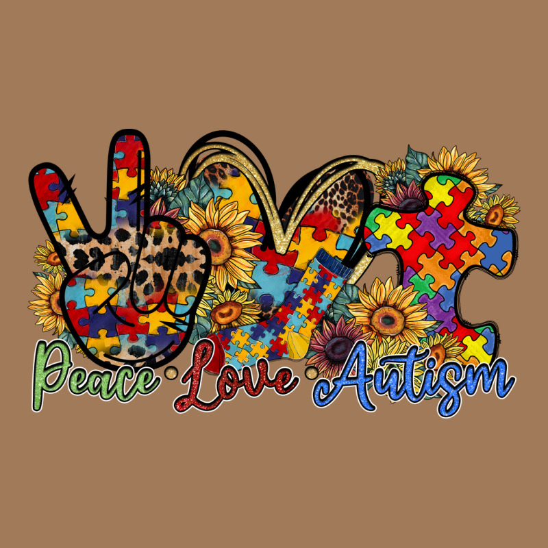 Peace Love Autism Classic Tee by RacoonDesign | Teevron