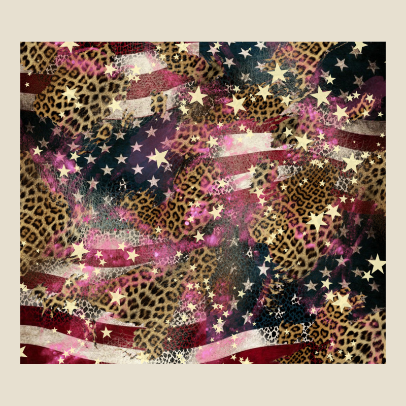 American Flag Leopard Pinktumbler Urban Heavy Tee by HowdyJamesFarm | Teevron