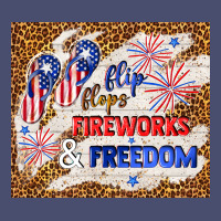 Flip Flops Fireworks & Freedom 4th Of July Vintage Tee | Teevron