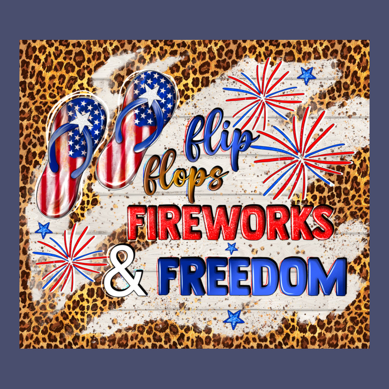 Flip Flops Fireworks & Freedom 4th Of July Vintage Tee by TumblerDesignByShophia | Teevron