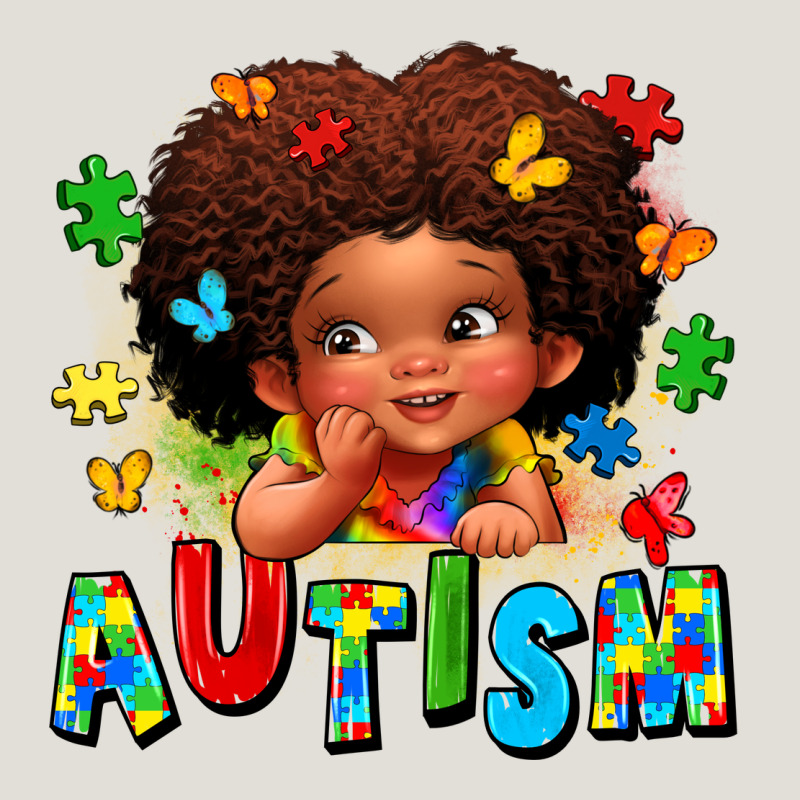 Autism Afro Girl Heavy Core Tee by LillyAllenDesigns | Teevron