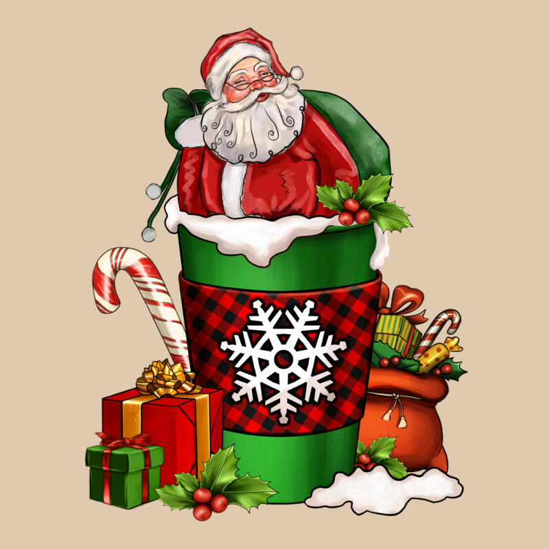 Christmas Santa Claus Coffee Cup Heavyweight Sweatshirt by FaDigitalArtStudio | Teevron