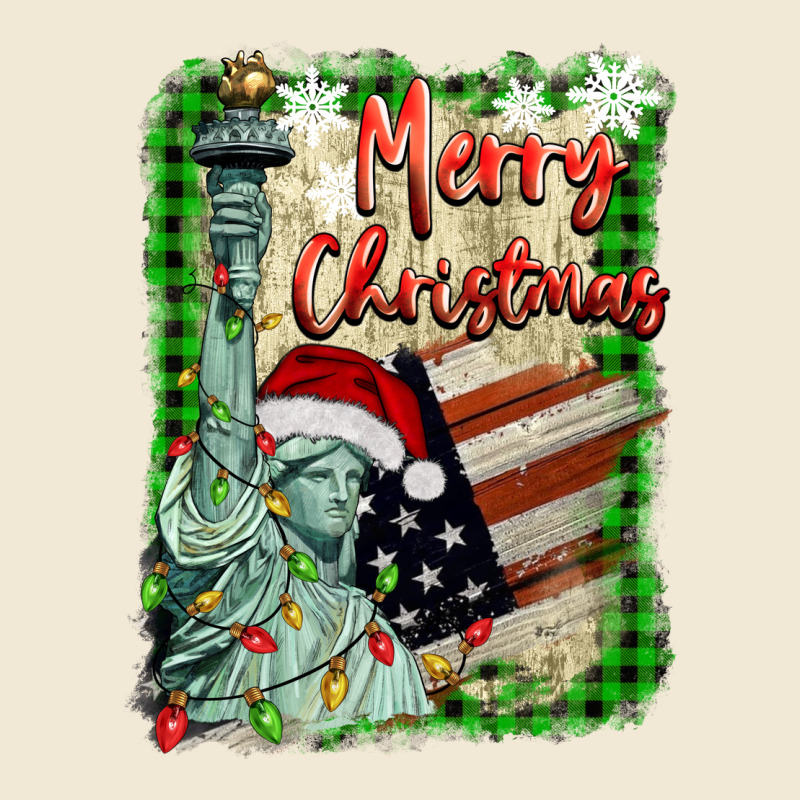 Merry Christmas  Statue Of Liberty Premium Tee by BarkalooDesign | Teevron