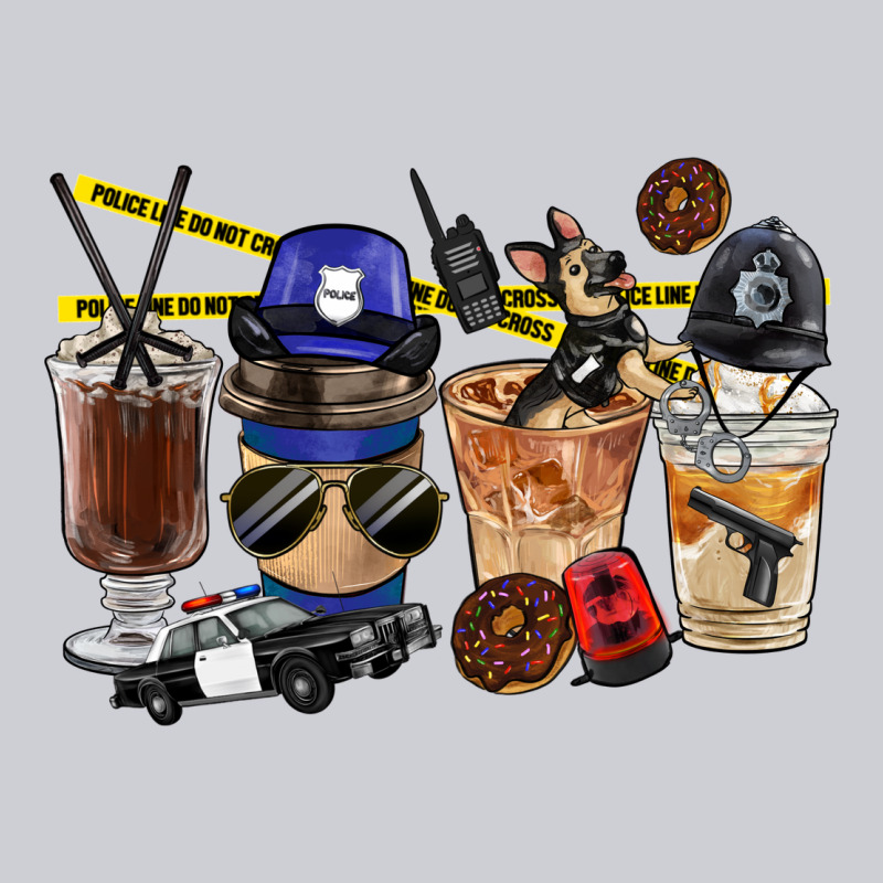 Police Coffee Cups Heavyweight Sweatshirt by FaDigitalArtStudio | Teevron