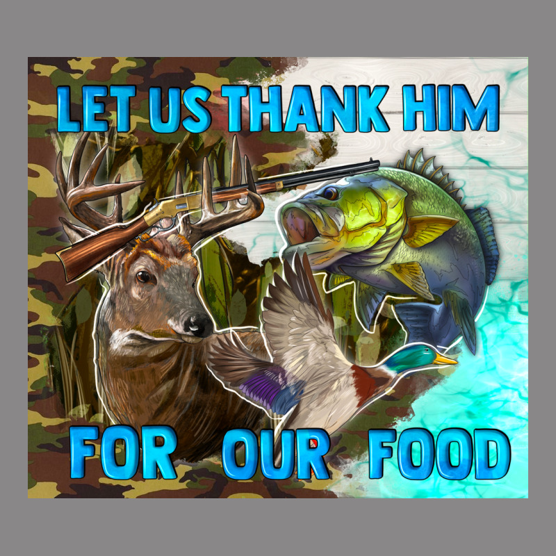 Let Us Thank Hım For Our Food Vintage Tee by TumblerDesignByShophia | Teevron