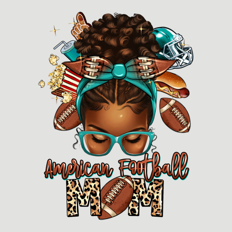 American Football Mom Afro Messy Bun Classic Tee by texasbilliewilder | Teevron