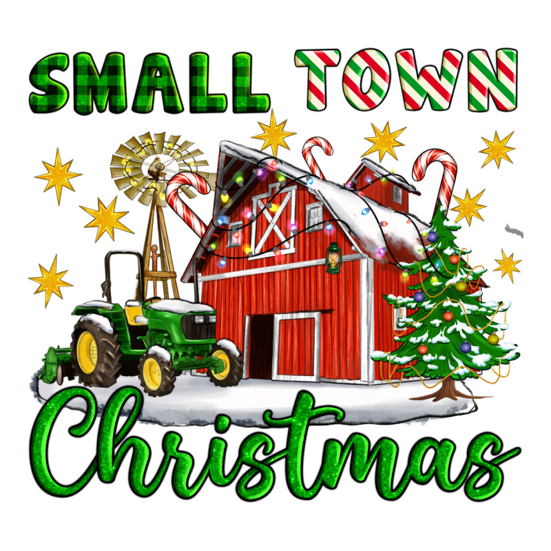 Small Town Christmas Heavyweight Hoodie by Artiststas | Teevron
