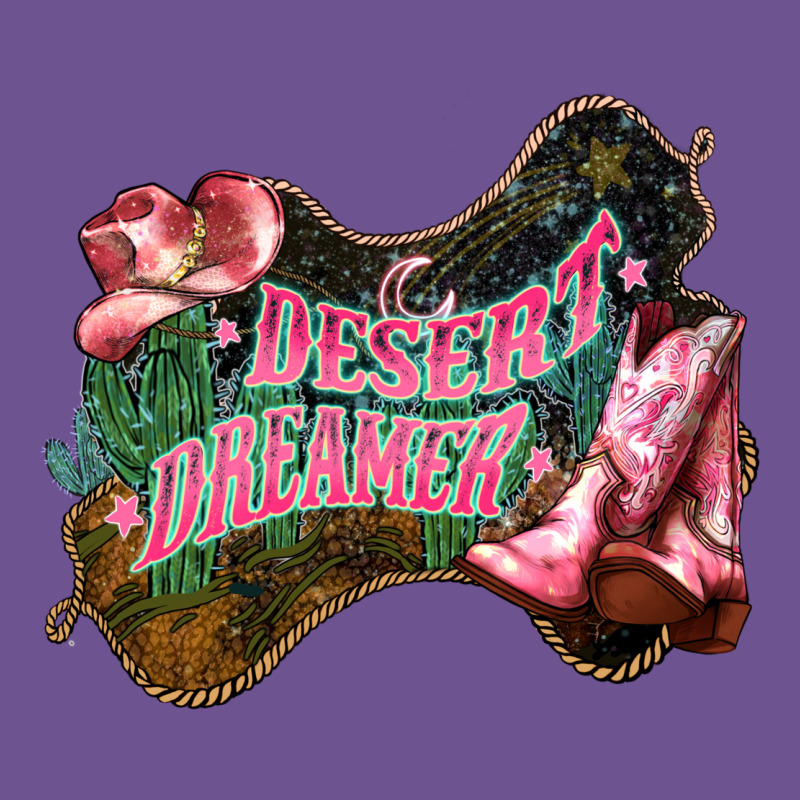 Desert Dreamer Cowgirl Boots Hat Vintage Tee by HowdyJamesFarm | Teevron