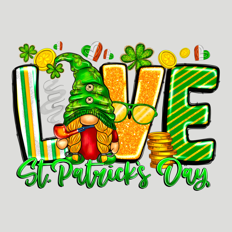 Love St Patricks Day Zipper Hoodie by CowhideDigitalArt | Teevron