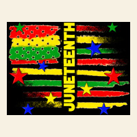 Juneteenth American Flag Vintage Tee | Teevron