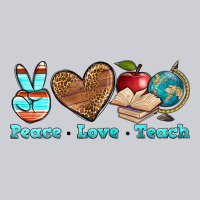 Peace Love Teach Heavyweight Sweatshirt | Teevron