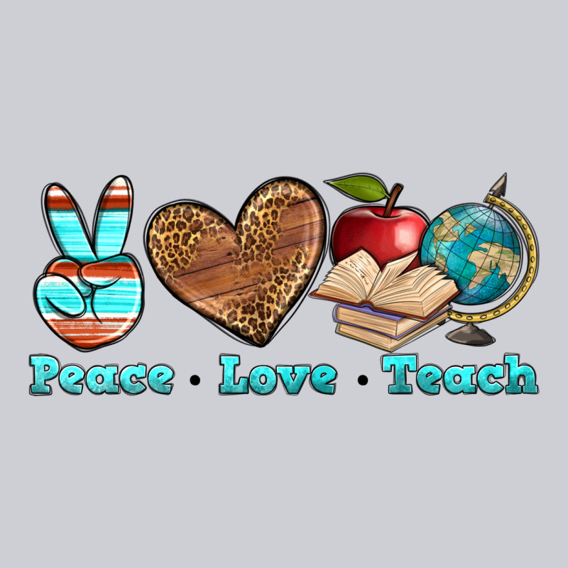Peace Love Teach Heavyweight Sweatshirt by BundleAndBundleShop | Teevron