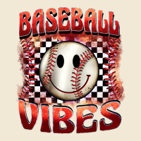 Baseball Vibes Smiley Face Premium Tee | Teevron