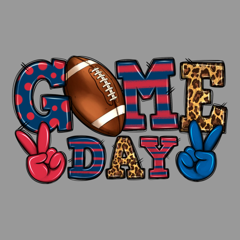 Game Day Red And Blue Vintage Hoodie by HowdyJamesFarm | Teevron