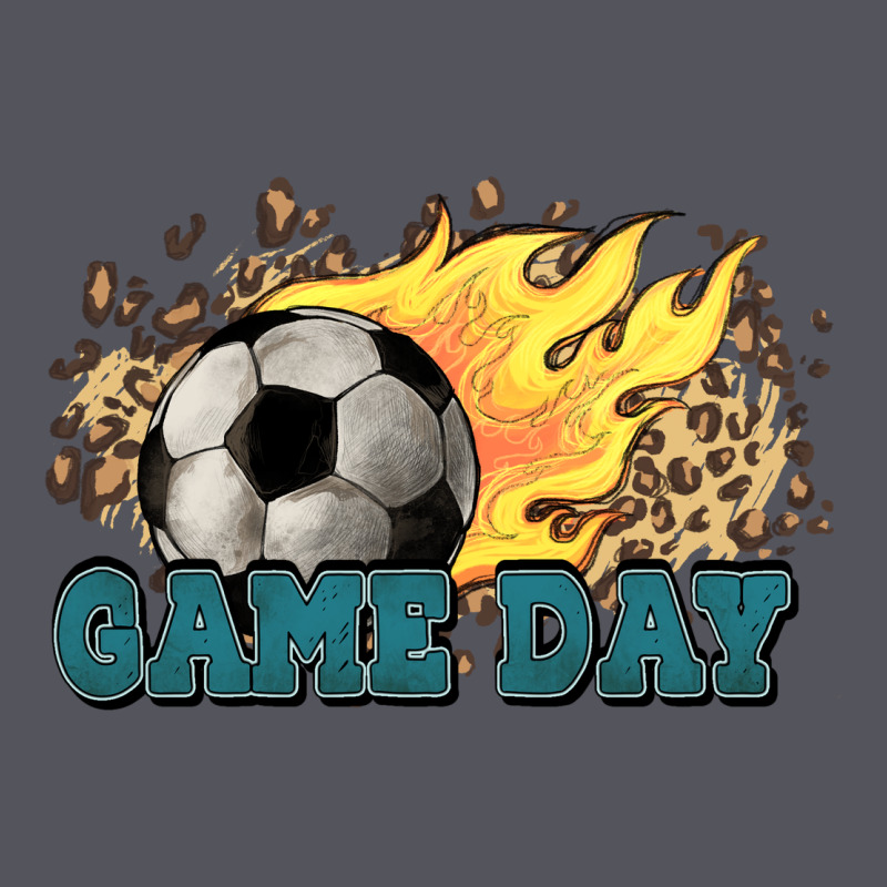 Game Day Soccer Leopard Flames Fireball Vintage Hoodie by HowdyJamesFarm | Teevron