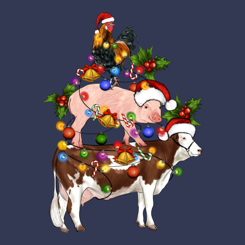 Stacked Christmas Farm Animals Heavyweight Hoodie by Artiststas | Teevron