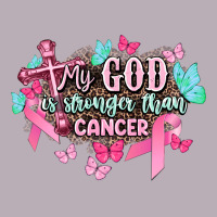 My God Is Stronger Than Cancer Awareness Vintage Tee | Teevron