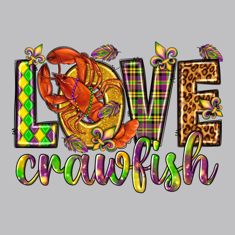Mardi Gras Love Crawfish Classic Tee by NancyCooperArtShop | Teevron