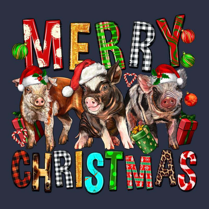 Merry Christmas Pigs Heavyweight Sweatshirt by FaDigitalArtStudio | Teevron