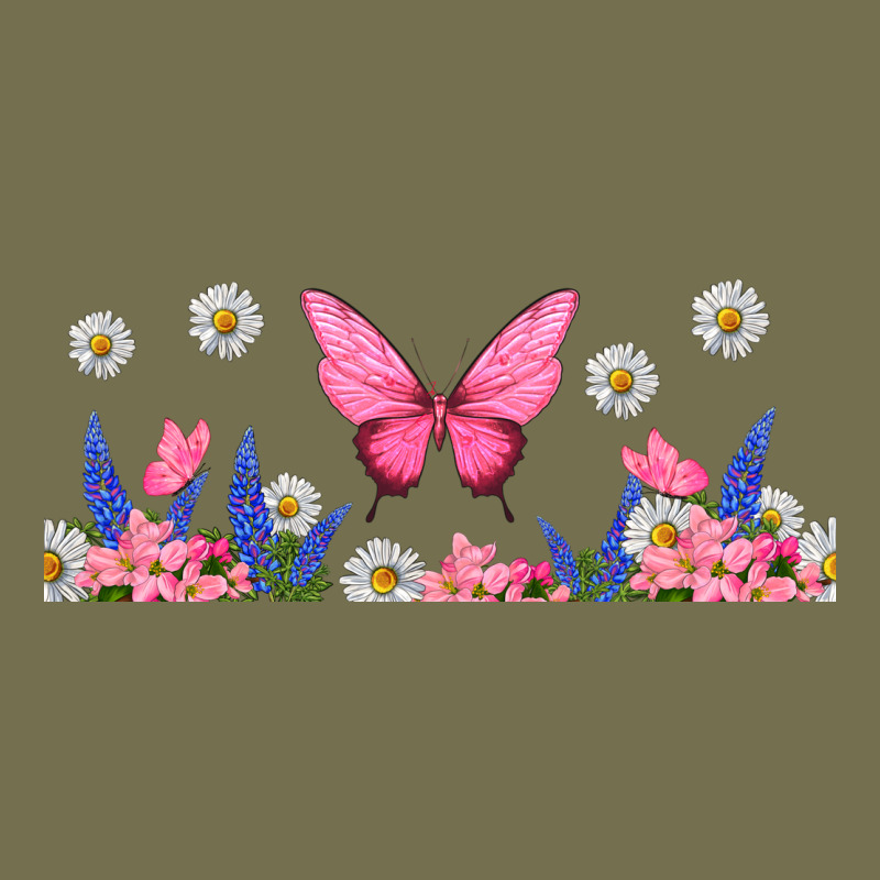 Butterflies And Flowers Vintage Hoodie by TumblerDesignByShophia | Teevron