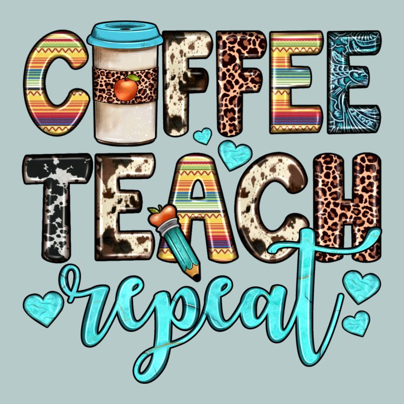 Coffee Teach Repeat Heavy Core Tee by JahusDesignShop | Teevron