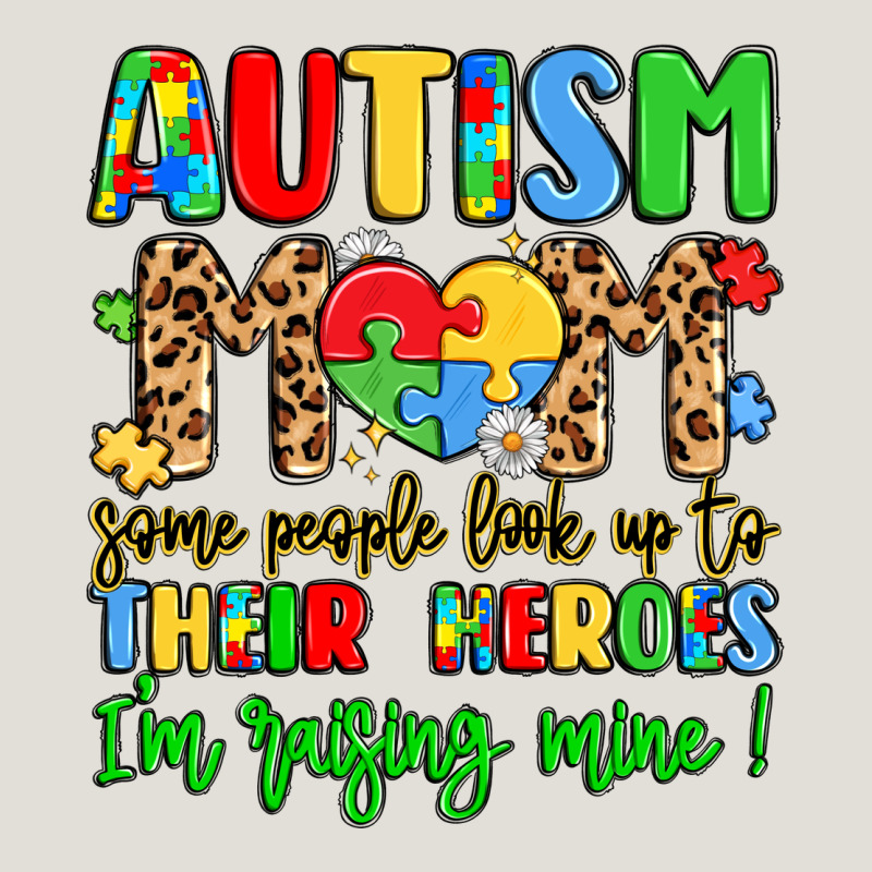 Autism Mom Some People Look Up To Their Heroes Heavy Core Tee by LillyAllenDesigns | Teevron