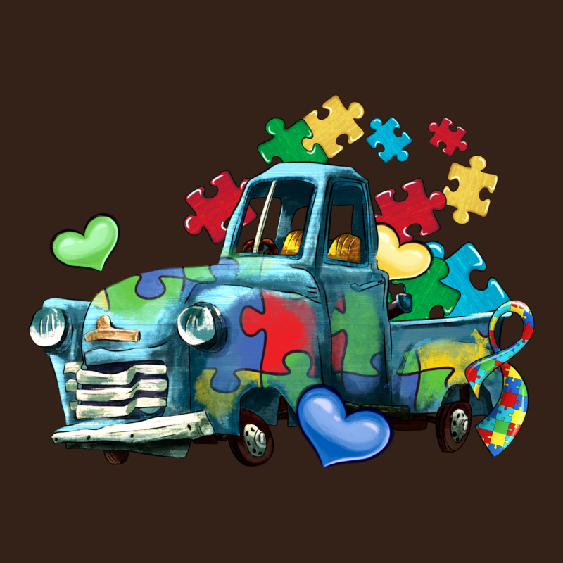 Autism Truck Heavy Core Tee by LillyAllenDesigns | Teevron