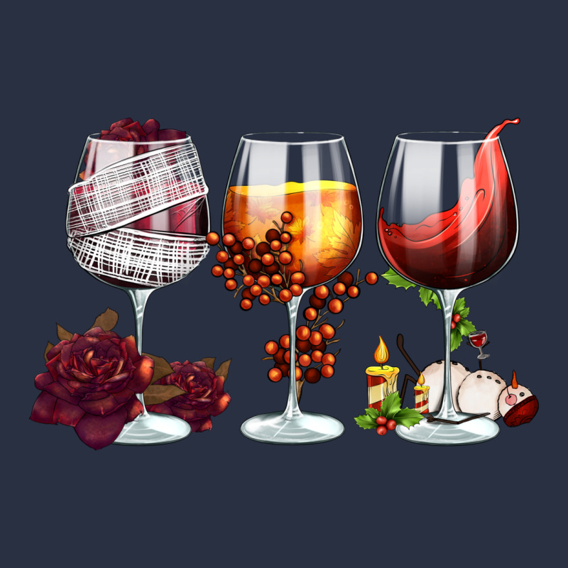 Hallothanksmas Halloween Thanksgiving  Christmas Wine Heavyweight Sweatshirt by FaDigitalArtStudio | Teevron