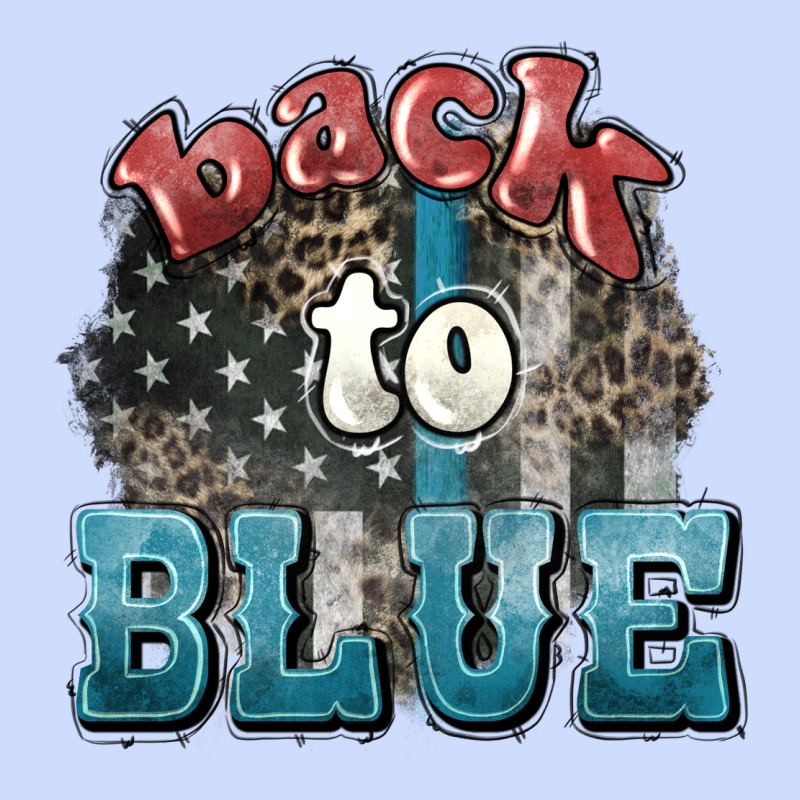 Back To Blue 4th Of July Urban Heavy Tee by HowdyJamesFarm | Teevron