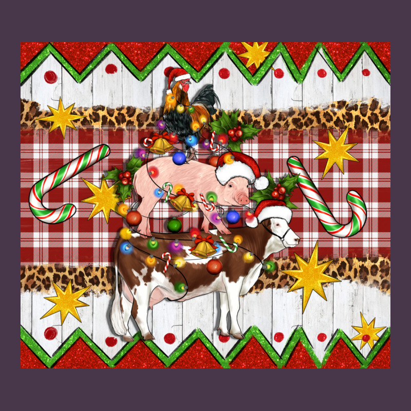 Stacked Christmas Farm Heavyweight Hoodie by Artiststas | Teevron